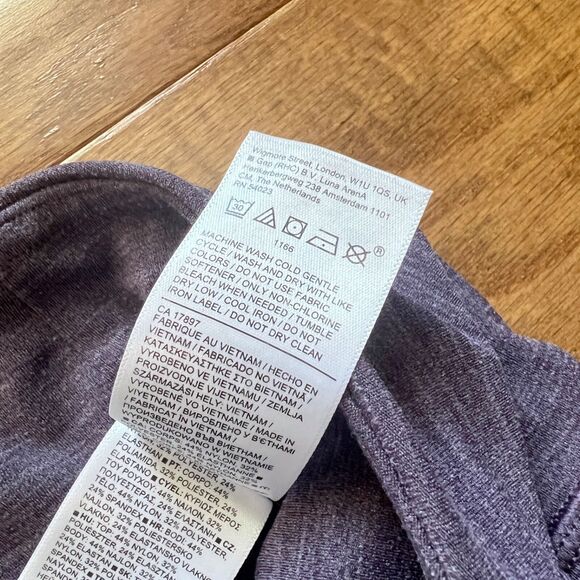 Athleta Elation Over The Heel Tight Women's Size XS Heather Purple Legging Long - Picture 5 of 10